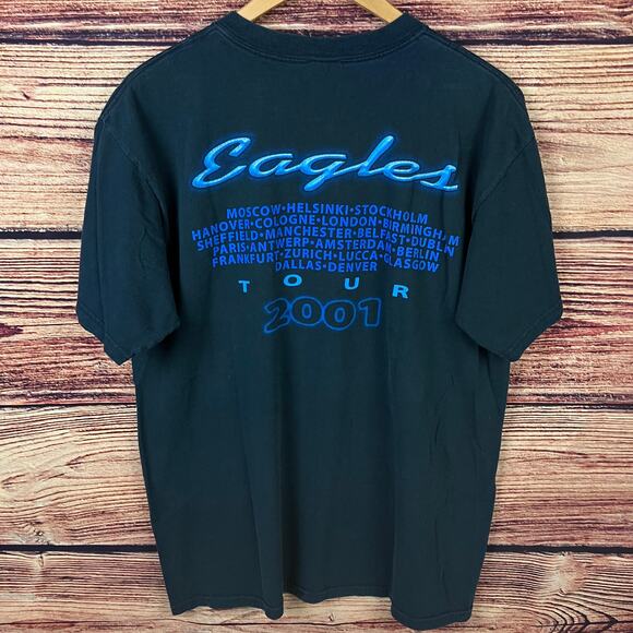 Vintage 2001 The Eagles "Hotel California" Tour T-shirt - Picture 4 of 7